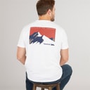 Trespass Mens Svensson Back Logo T-Shirt White