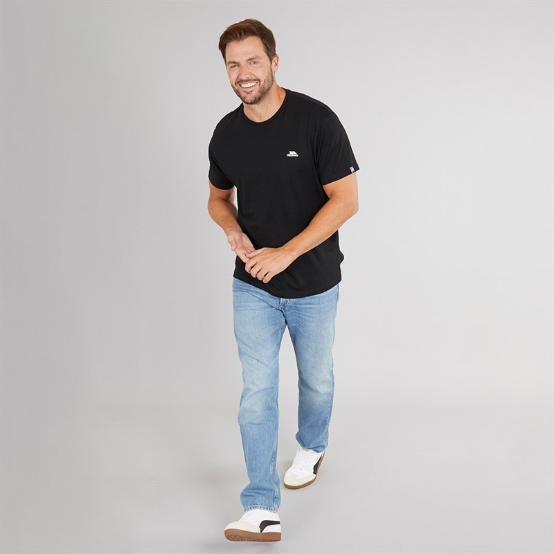 Trespass Mens Svensson Back Logo T-Shirt Black - Image 4
