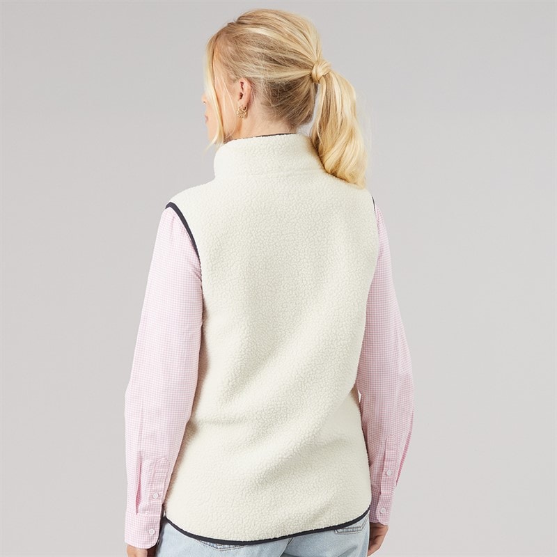 Trespass Womens Pleasance Full Zip Fleece Gilet Ghost - Image 2