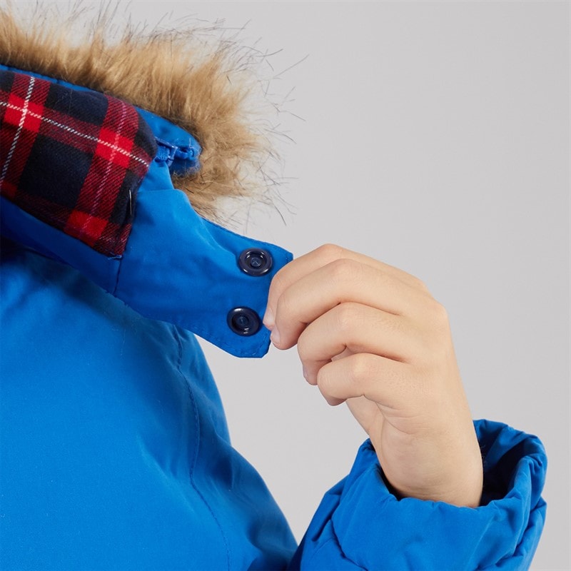 Trespass Boys Upsider Insulated Waterproof Parka Blue - Image 5
