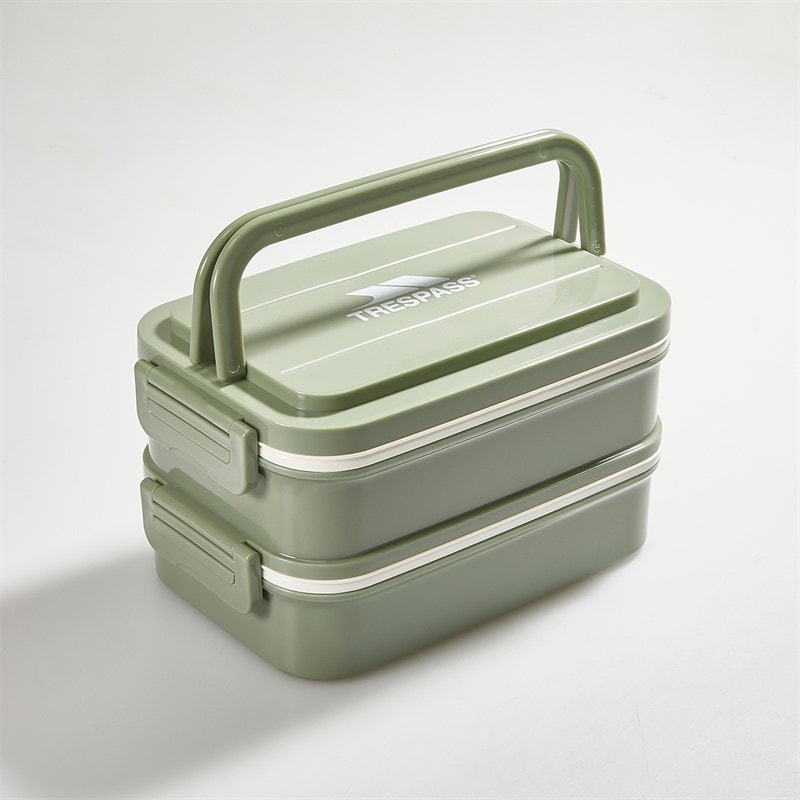 Trespass Naru Large Lunch Box Dark Olive - Image 4