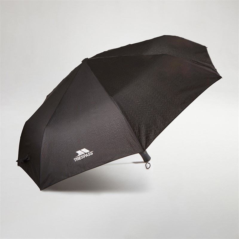 Trespass Resistant Automatic Compact Umbrella Black - Image 1