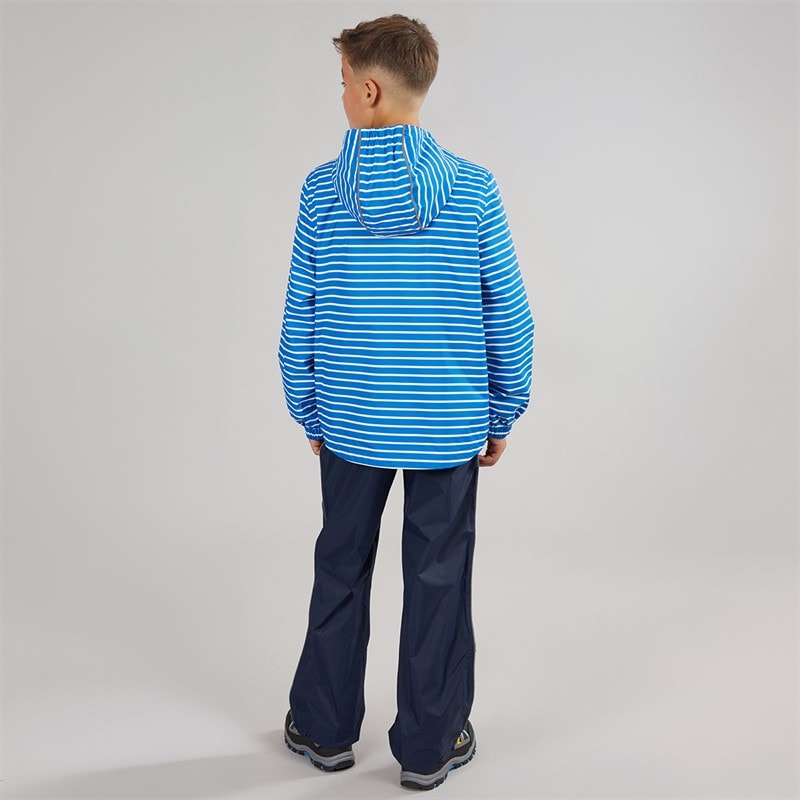 Trespass Boys Kinley Waterproof Jacket And Trousers Set Navy - Image 2