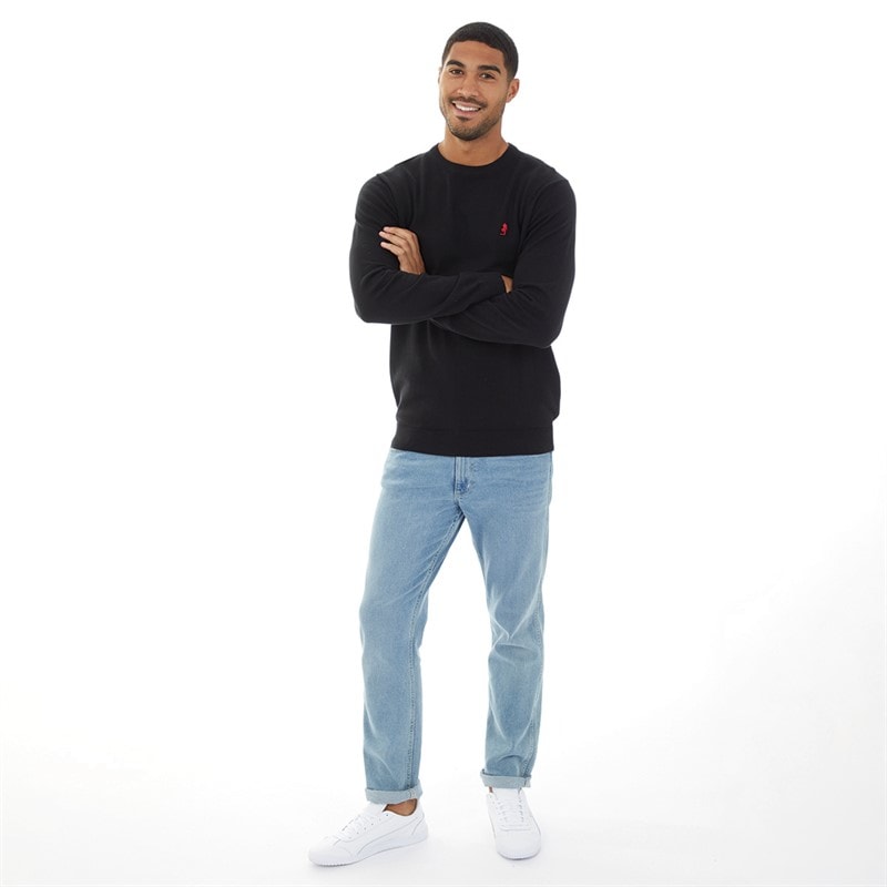 MCS Mens Crew Neck Ellison Knit Jumper Tap Shoe - Image 4