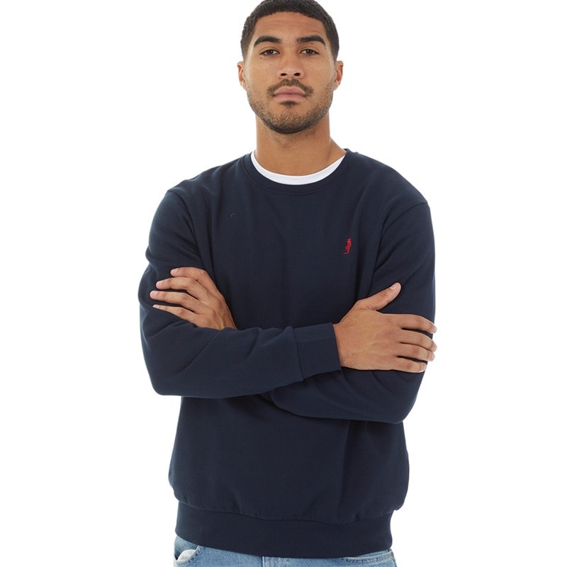 MCS Mens Crew Neck Sweatshirt Dark Sapphire