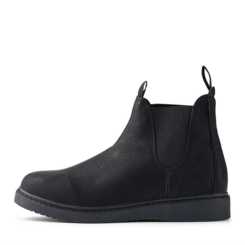 MCS Mens Chelsea Boots Black