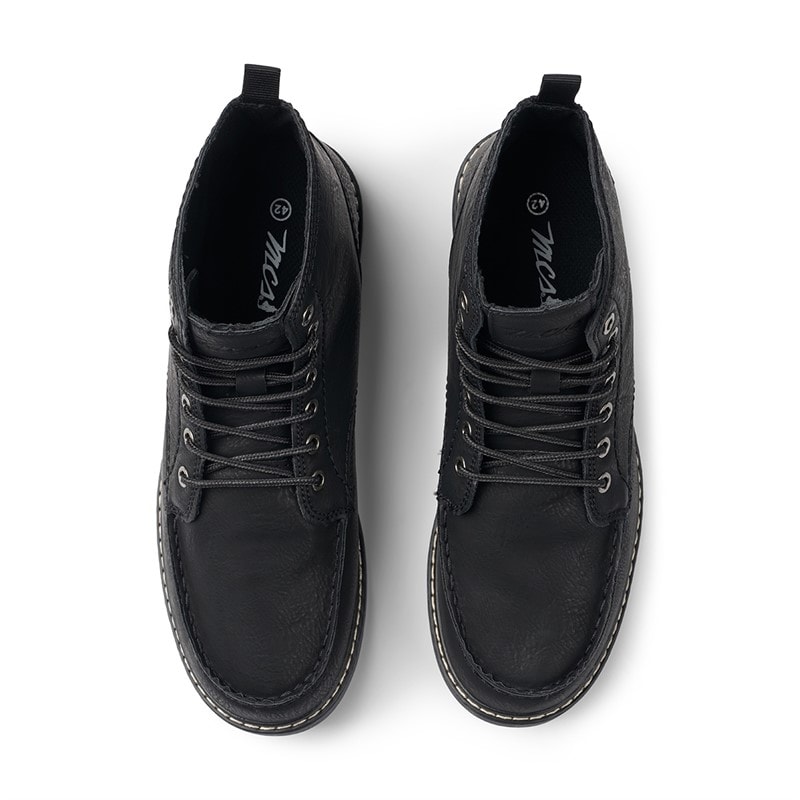 MCS Mens Boots Black - Image 2