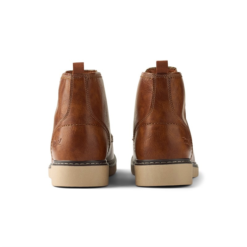 MCS Mens Boots Dark Camel - Image 3