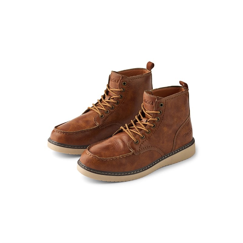 MCS Mens Boots Dark Camel - Image 4