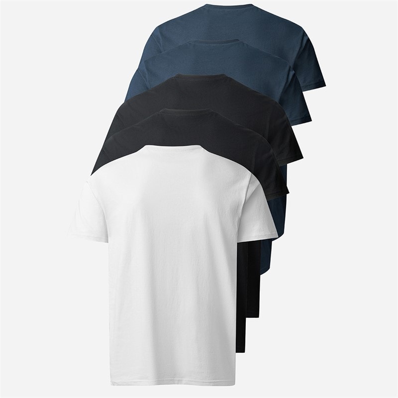 MCS Mens Ohio Five Pack T-Shirts Dark Sapphire/Dark Sapphire/Tapshoe/Tapshoe/White Darksap/Darksap/Taps/Taps/Whi - Image 2