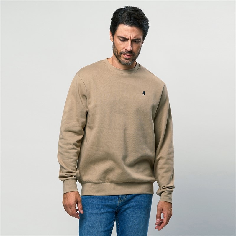 MCS Mens Skyler Sweatshirt Silver Mink