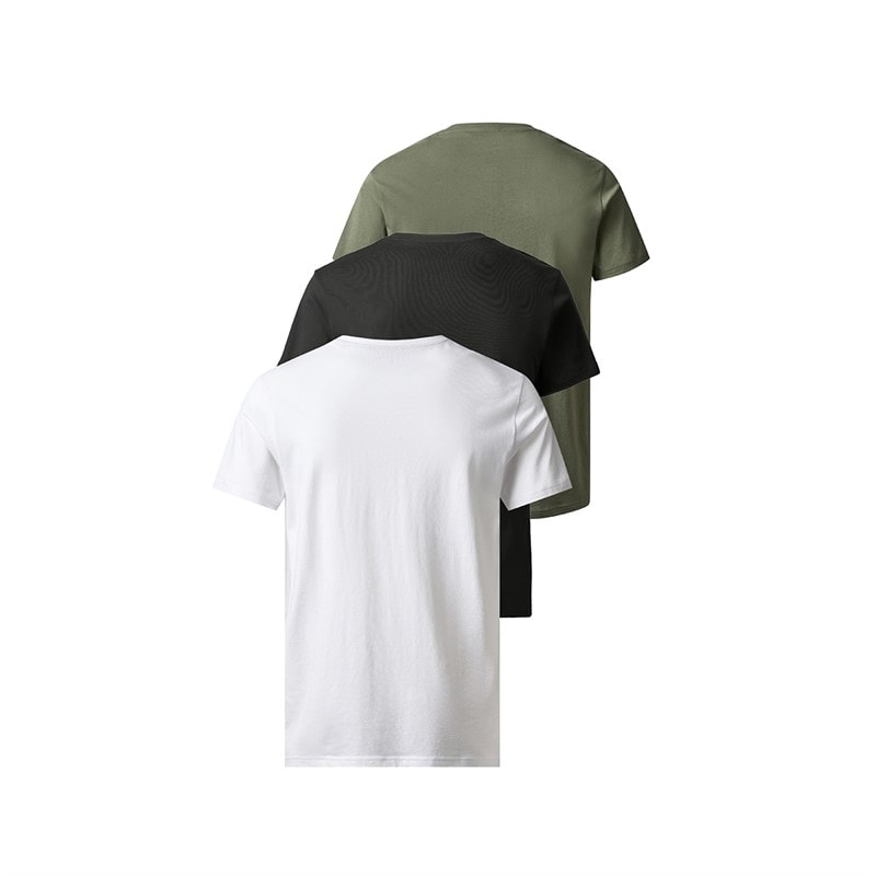 MCS Mens Texacana Three Pack T-Shirts Tapshoe/Beetle/White - Image 2