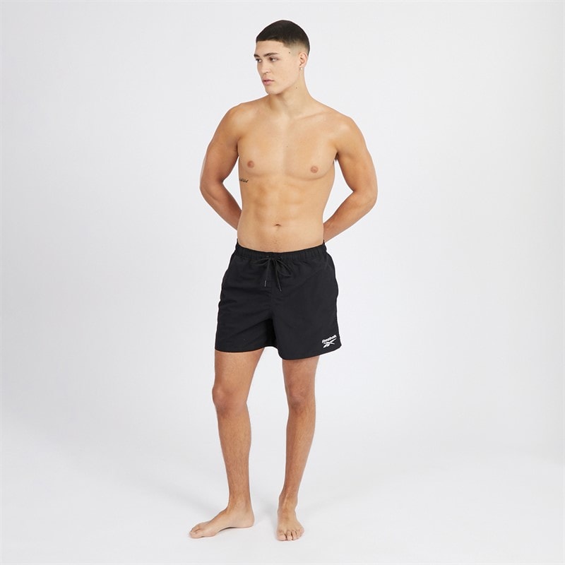 Reebok Mens Yale Swim Shorts Black - Image 3