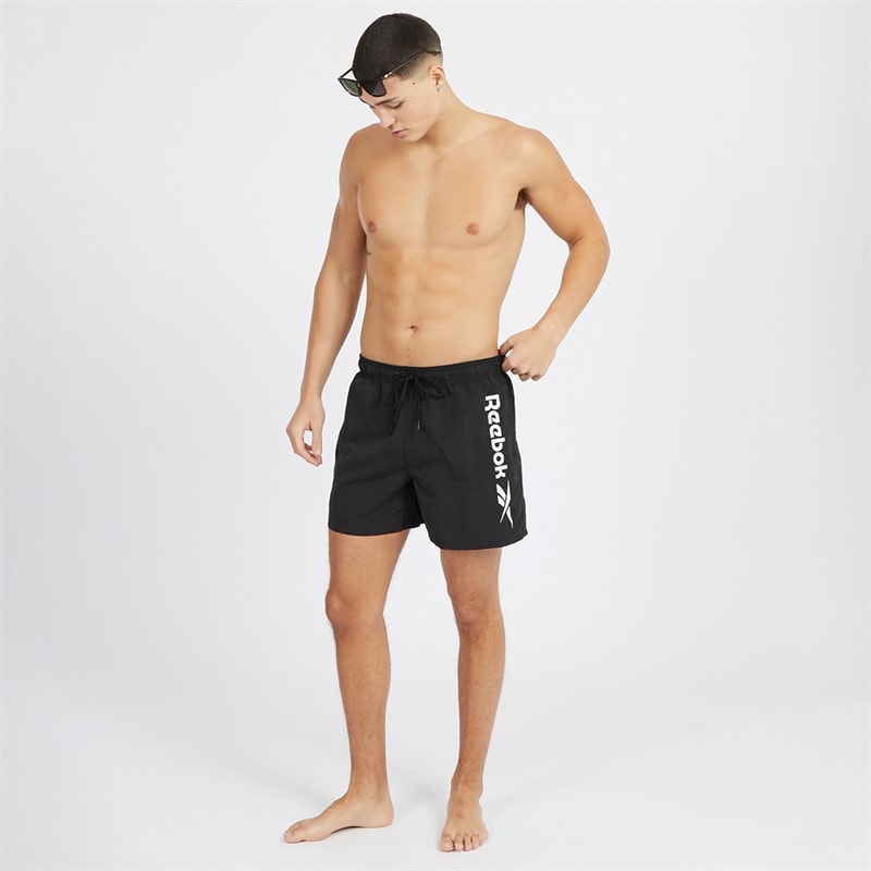Reebok Mens Yestin Swim Shorts Black - Image 3
