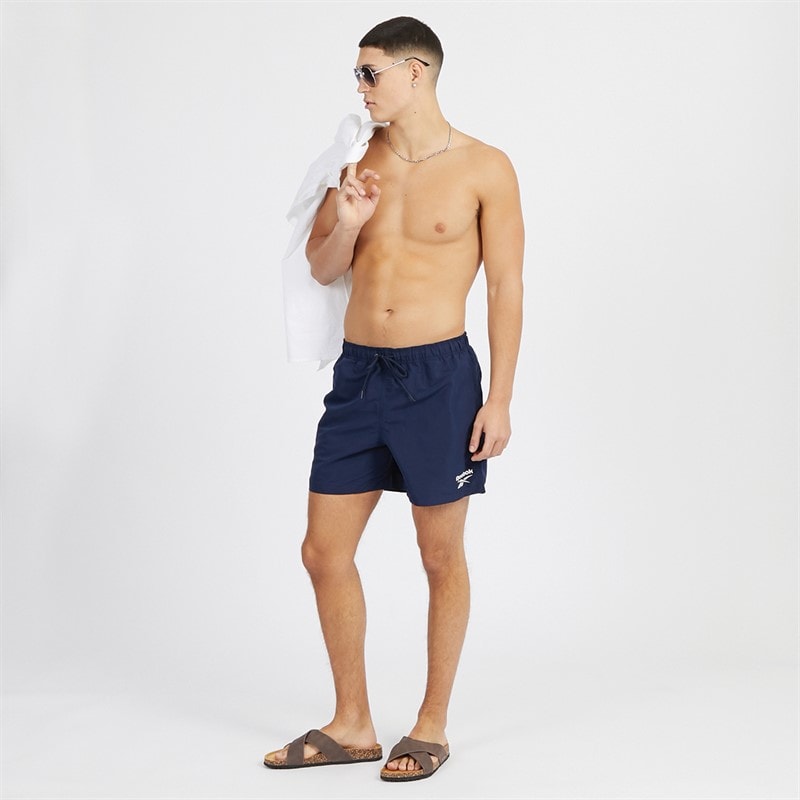 Reebok Mens Yale Swim Shorts Vector Navy - Image 3