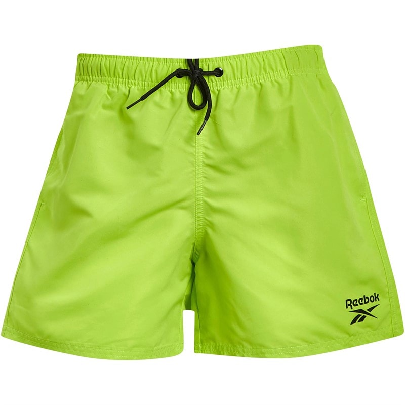 Reebok Mens Yale Swim Shorts Neon Lime - Image 3