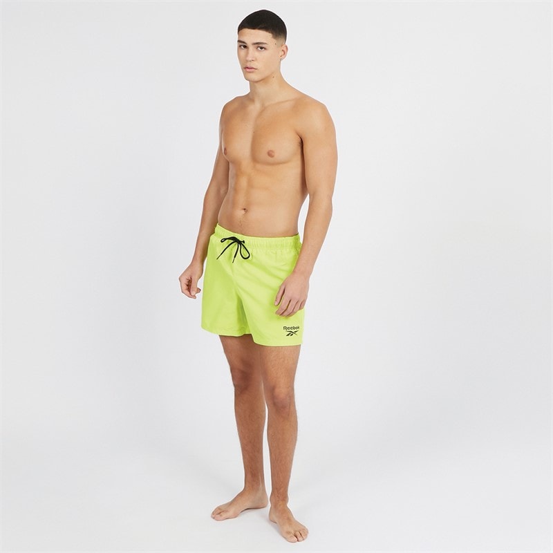 Reebok Mens Yale Swim Shorts Neon Lime - Image 4