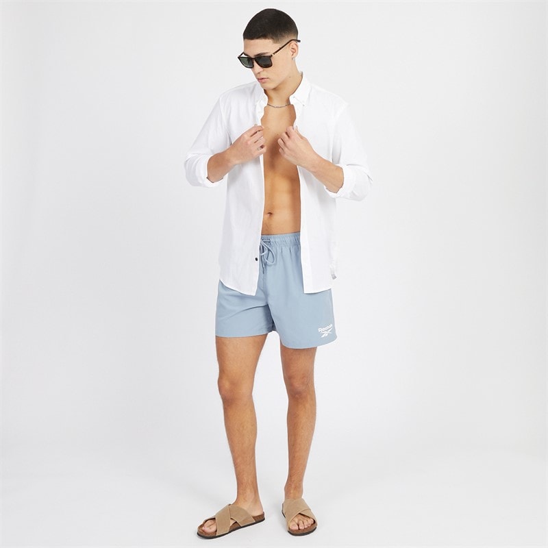 Reebok Mens Yale Swim Shorts Upgrade Blue - Image 3