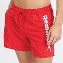 Reebok Mens Yestin Swim Shorts Red/White