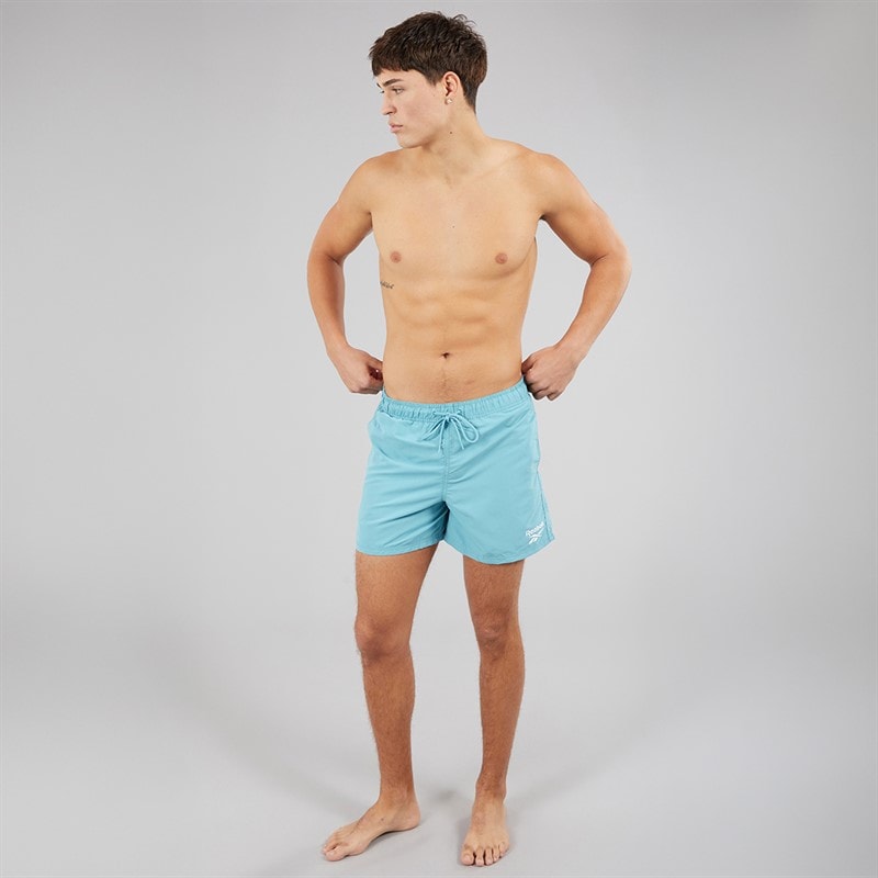 Reebok Mens Yale Swim Shorts Warped Blue - Image 4