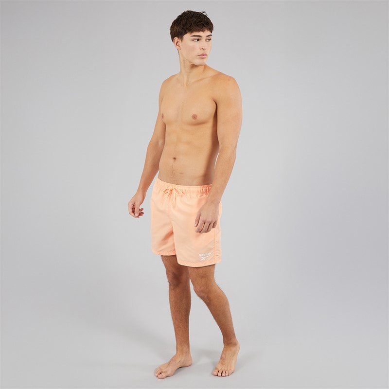 Reebok Mens Yale Swim Shorts Peach - Image 4