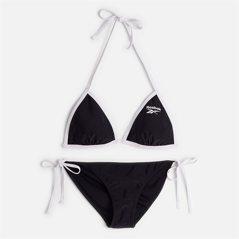 Reebok Womens Allegra Two Piece Triangle Bikini Black