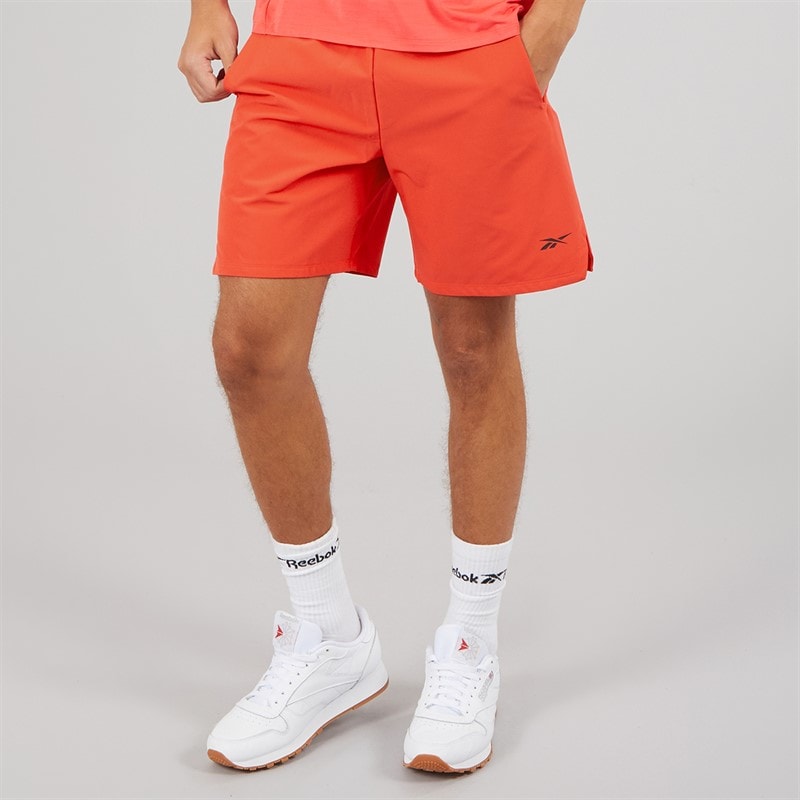 Reebok Mens Athlete Strength Shorts Energy Red