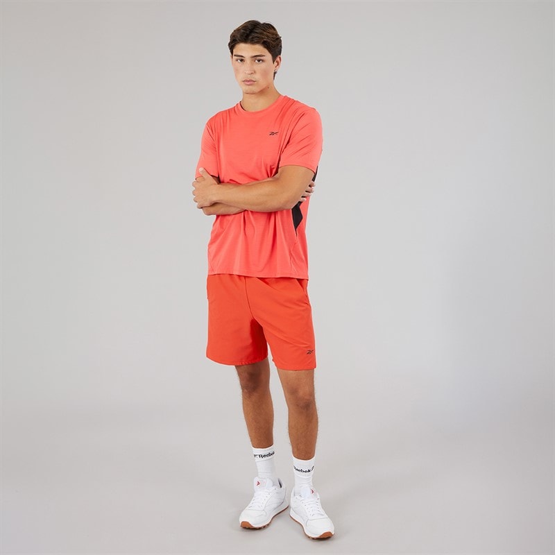 Reebok Mens Athlete Strength Shorts Energy Red - Image 4