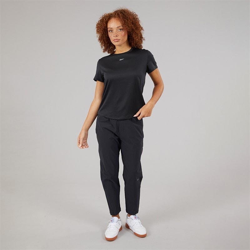 Reebok Womens Active Collective Skystretch Woven Pants Black - Image 4