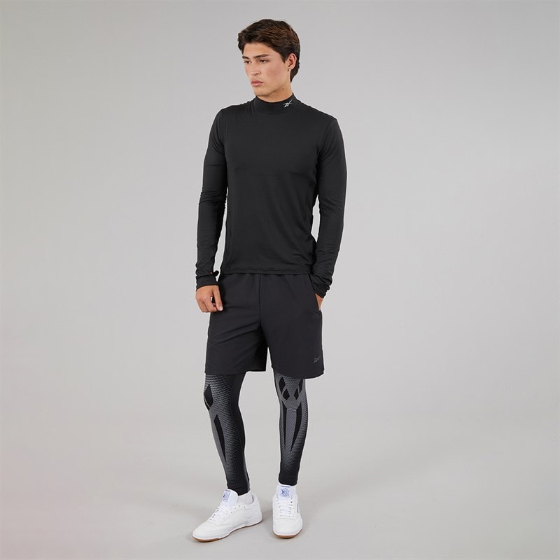 Reebok Mens Energy Return System Performance Tights Black/Grey - Image 4