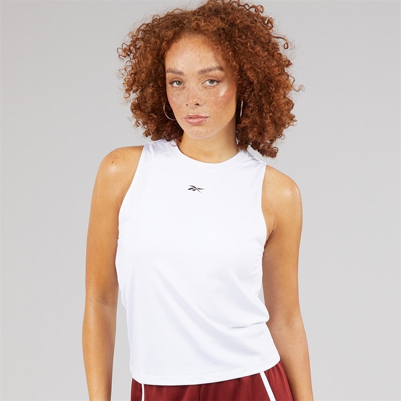 Reebok Womens ID Train Tank White