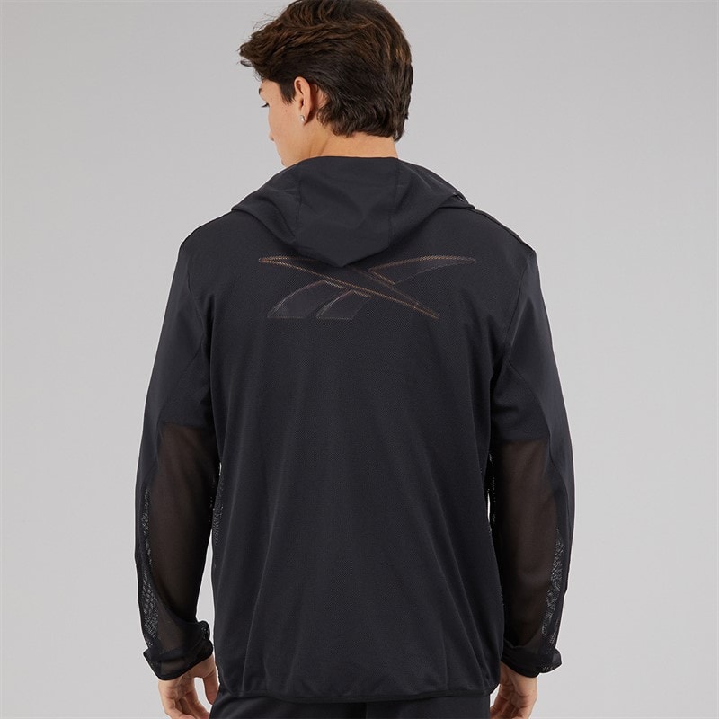 Reebok Mens Athlete Hype Jacket Black - Image 2