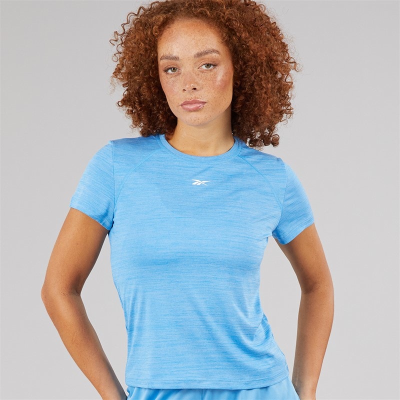 Reebok Womens ID Train T-Shirt Recovery Blue - Image 1