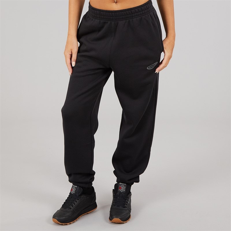 Reebok Womens Identity Energy Brand Proud Joggers Black - Image 3