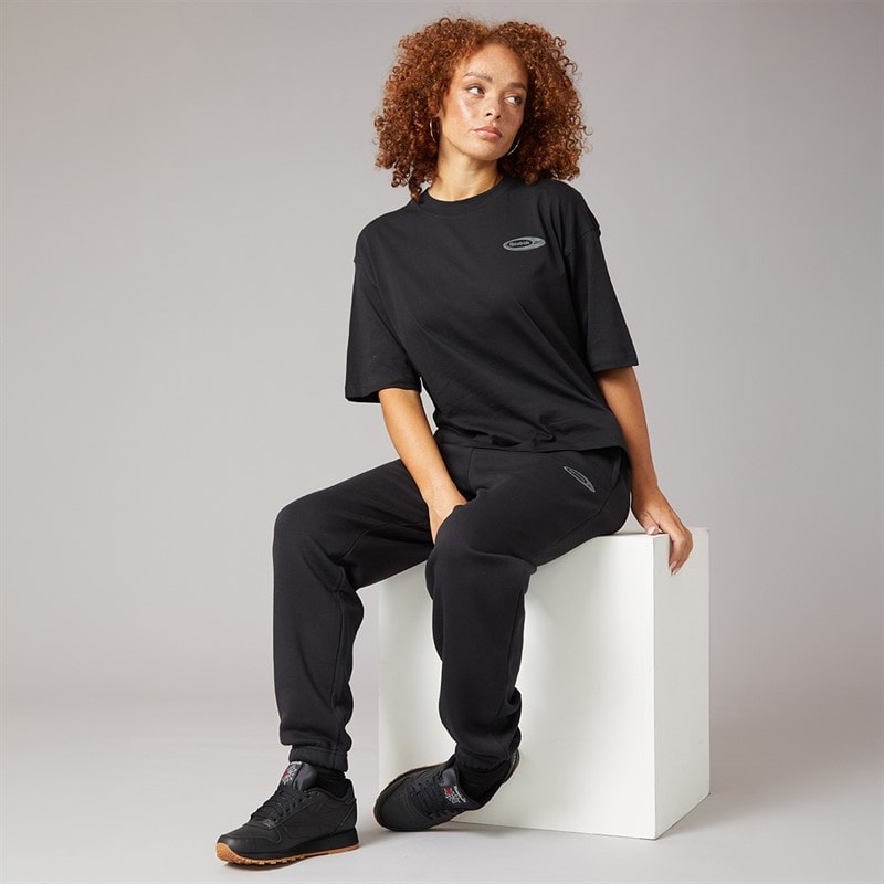 Reebok Womens Identity Energy Brand Proud Joggers Black - Image 4
