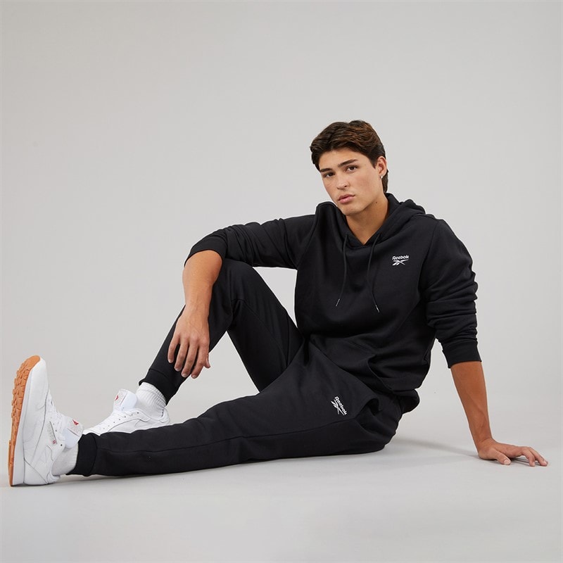 Reebok Mens Reebok Identity Small Logo Fleece Joggers Black - Image 4