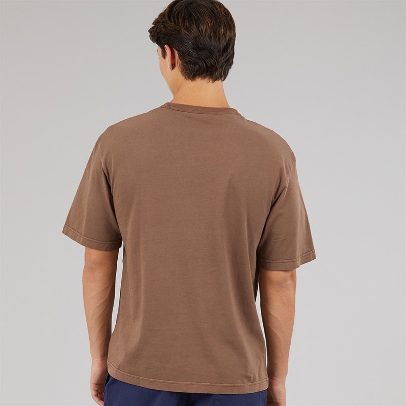 Reebok Mens Identity Washed T-Shirt Unearthed Brown - Image 2
