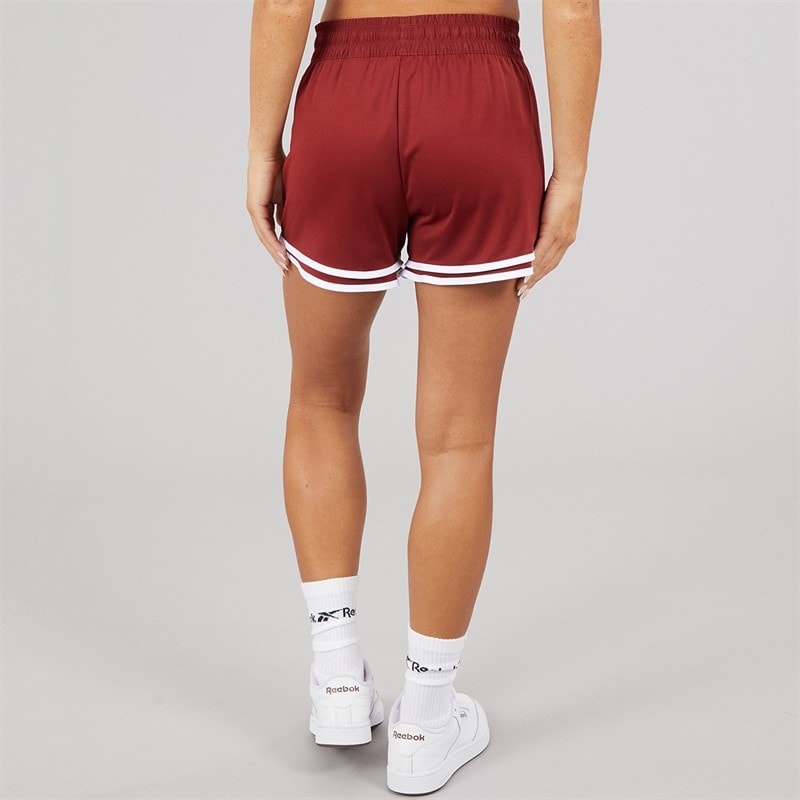 Reebok Womens ID Train Knit Shorts Rich Maroon - Image 2