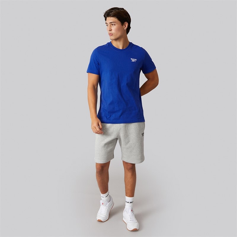 Reebok Mens Reebok Identity Small Logo T-Shirt Boundless Blue - Image 3