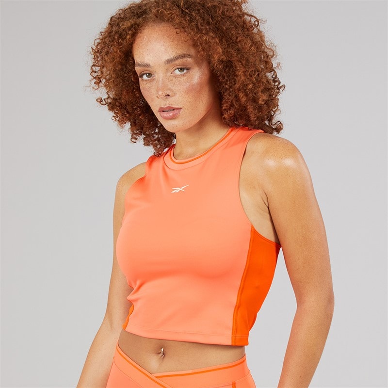 Reebok Womens Team Tank Supercharged Coral
