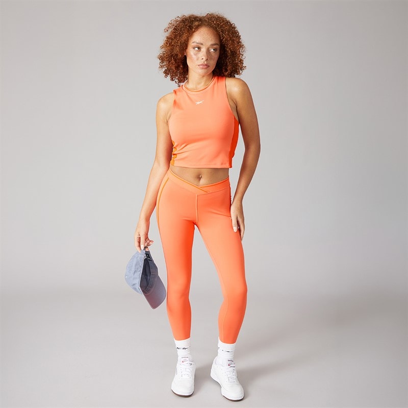 Reebok Womens Team Tank Supercharged Coral - Image 3