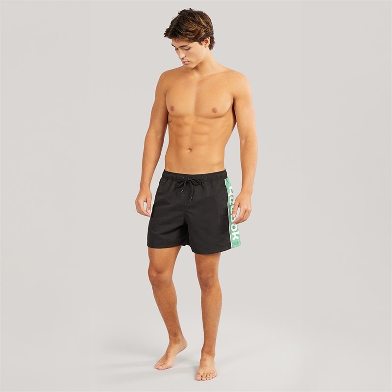 Reebok Mens Reuben Swim Shorts Black - Image 3