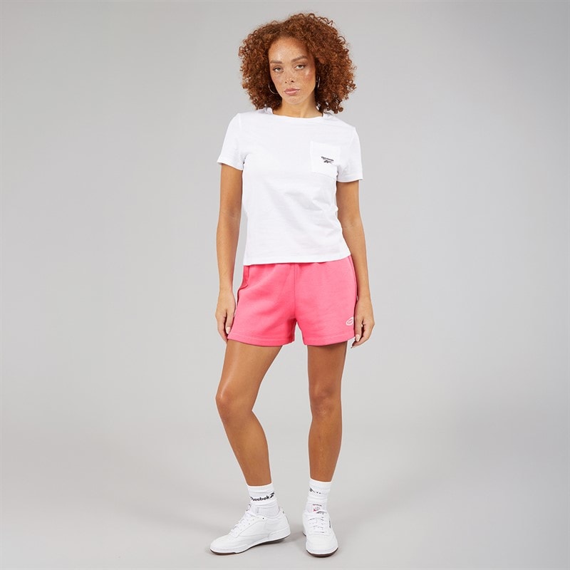 Reebok Womens Identity Energy Brand Proud Shorts True Pink - Image 4