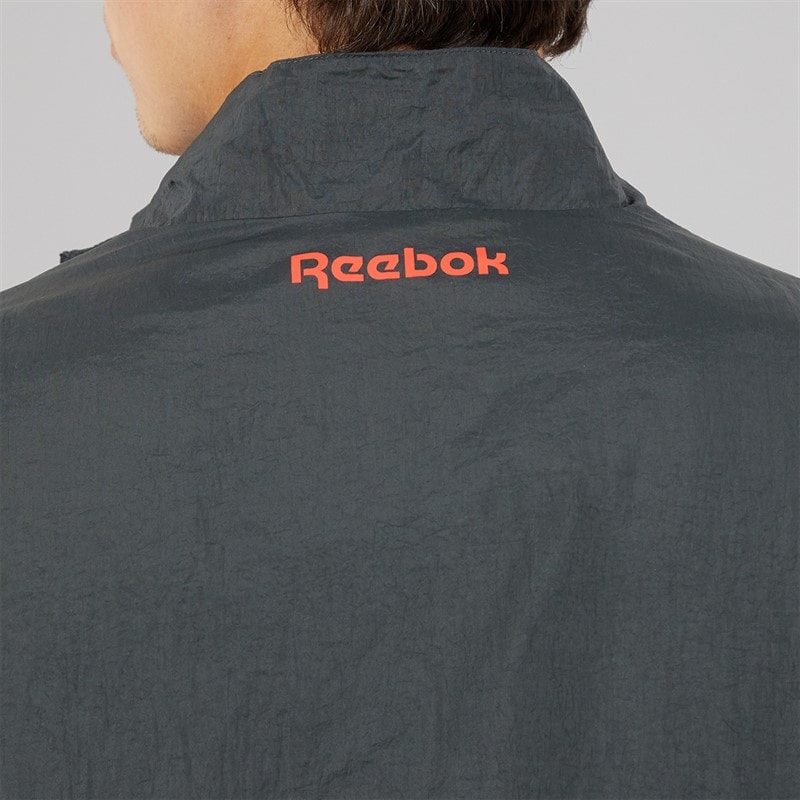 Reebok Mens Basketball Track Top Grey 6 - Image 3