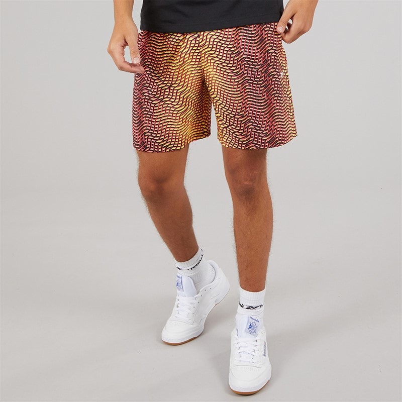 Reebok Mens Athlete Hype Color Shorts Electric Yellow - Image 1