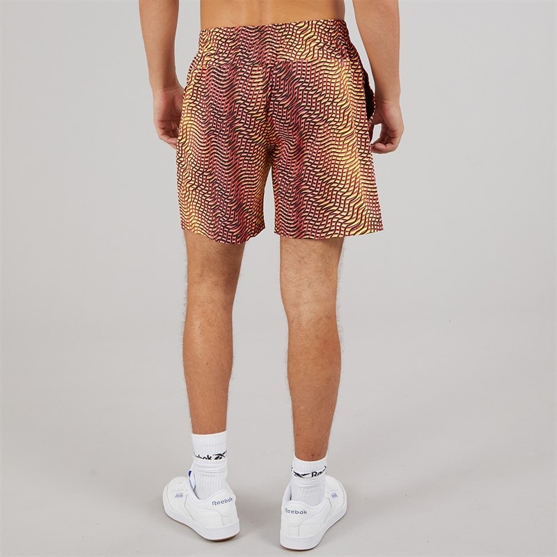 Reebok Mens Athlete Hype Color Shorts Electric Yellow - Image 3