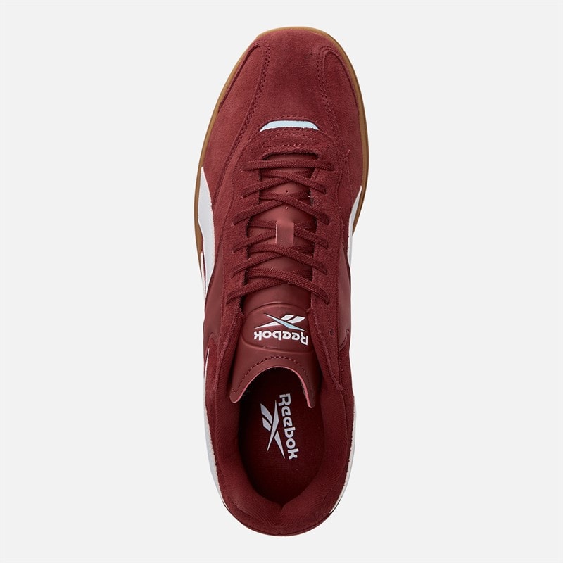 Reebok Hammer Street Trainers Rich Maroon/White/Gum - Image 4