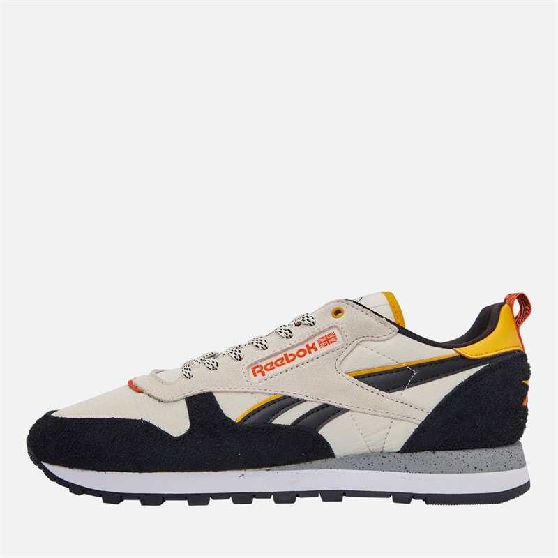 Reebok Classic Leather Trainers Alabaster/Black/Fierce Gold