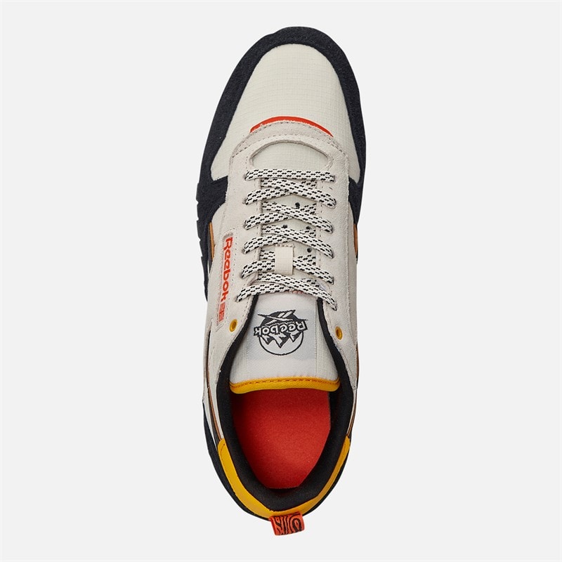Reebok Classic Leather Trainers Alabaster/Black/Fierce Gold - Image 4
