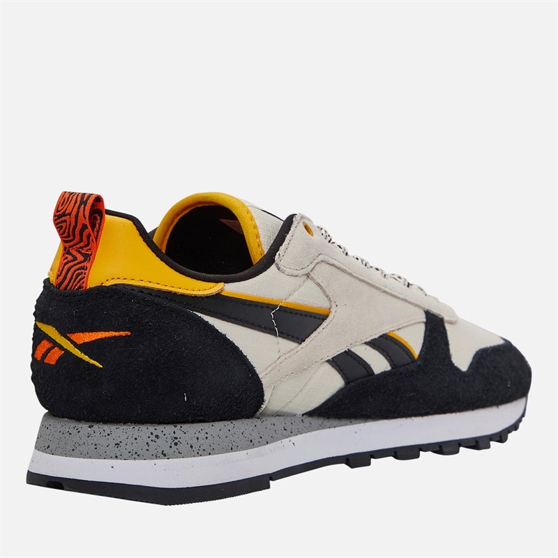 Reebok Classic Leather Trainers Alabaster/Black/Fierce Gold - Image 5